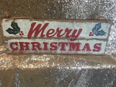 Merry Christmas Wall Plaque – buy online or call 0161 480 0112