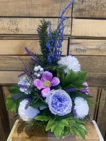 Grave Vase Arrangement