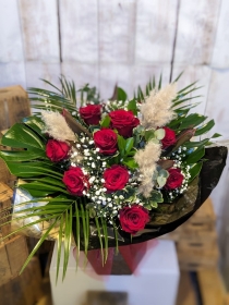 Superior Dozen Red Rose Floral Box