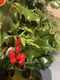 Fresh Holly Wreath